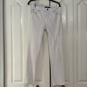 Ralph Lauren Women’s White Straight-Leg Jeans